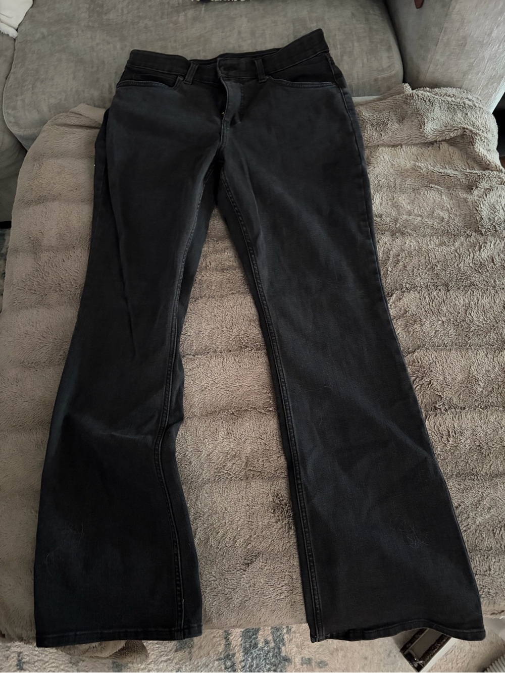 Lee Black Mid-Rise Jeans